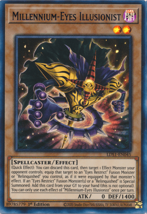 Millennium-Eyes Illusionist (Purple) [LDS1-EN045] Ultra Rare - Josh's Cards