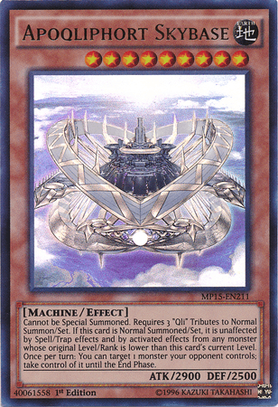 Apoqliphort Skybase [MP15-EN211] Ultra Rare - Josh's Cards
