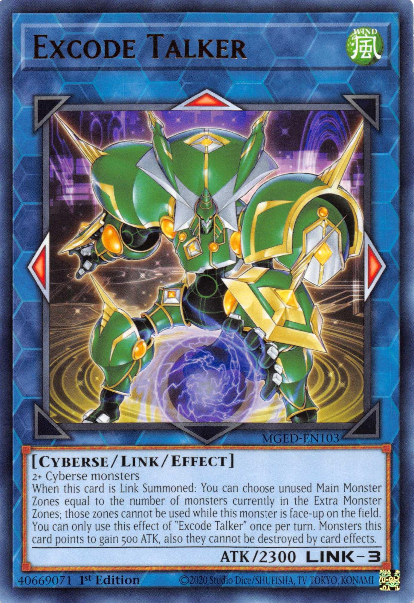 Excode Talker [MGED-EN103] Rare - Josh's Cards
