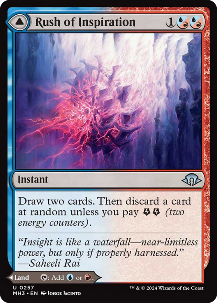 Rush of Inspiration (MH3-257) - Modern Horizons 3 Foil