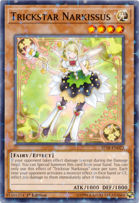 Trickstar Narkissus [SP18-EN023] Starfoil Rare - Josh's Cards