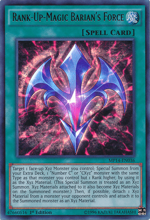 Rank-Up-Magic Barian's Force [MP14-EN036] Ultra Rare - Josh's Cards