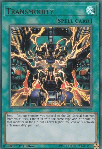 Transmodify [BLLR-EN077] Ultra Rare - Josh's Cards