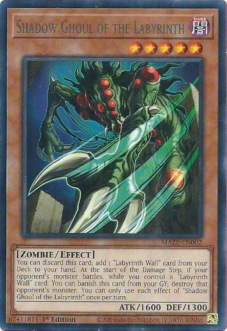 Shadow Ghoul of the Labyrinth [MAZE-EN002] Rare - Josh's Cards