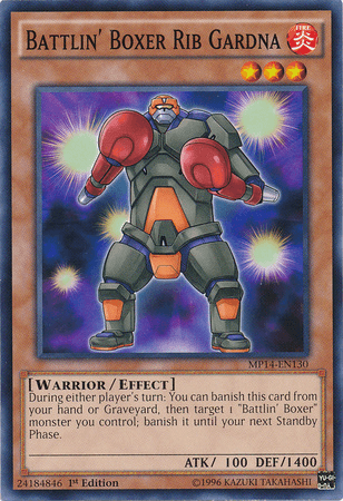 Battlin' Boxer Rib Gardna [MP14-EN130] Common - Josh's Cards