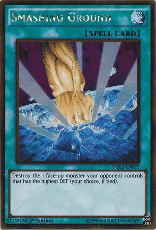 Smashing Ground [PGL2-EN075] Gold Rare - Josh's Cards