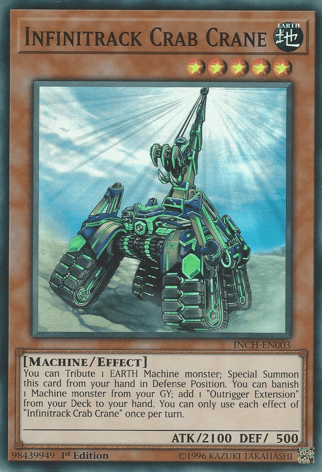 Infinitrack Crab Crane [INCH-EN003] Super Rare - Josh's Cards