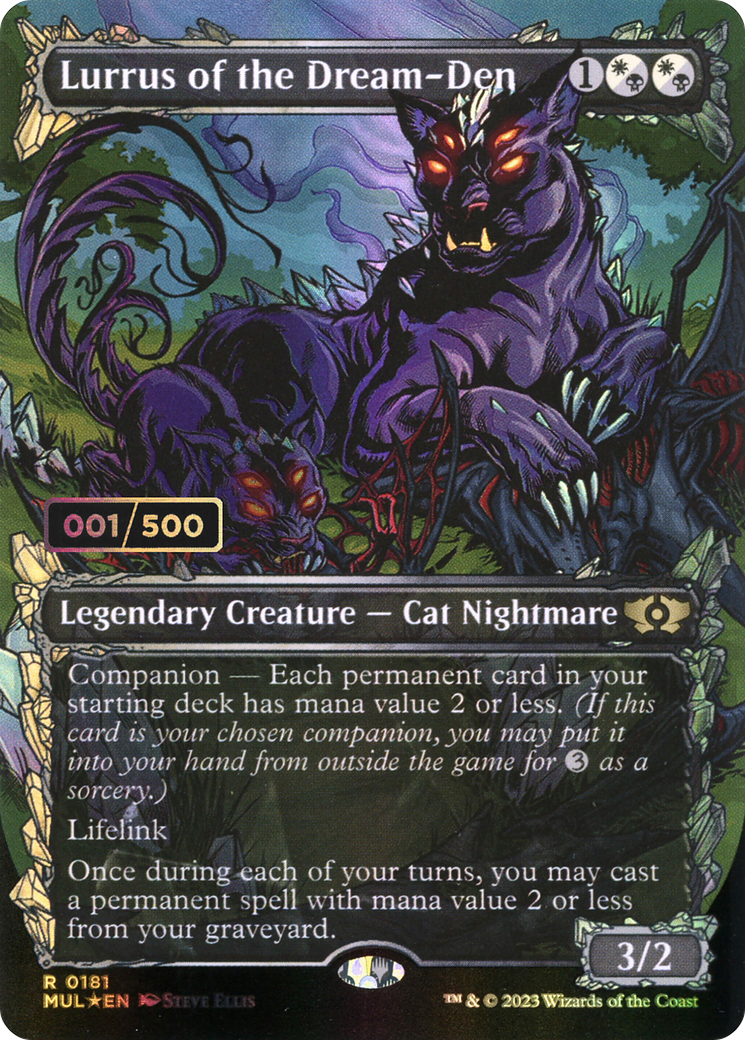 Lurrus of the Dream-Den (MUL-181) - Multiverse Legends: (Showcase) (Borderless) Foil