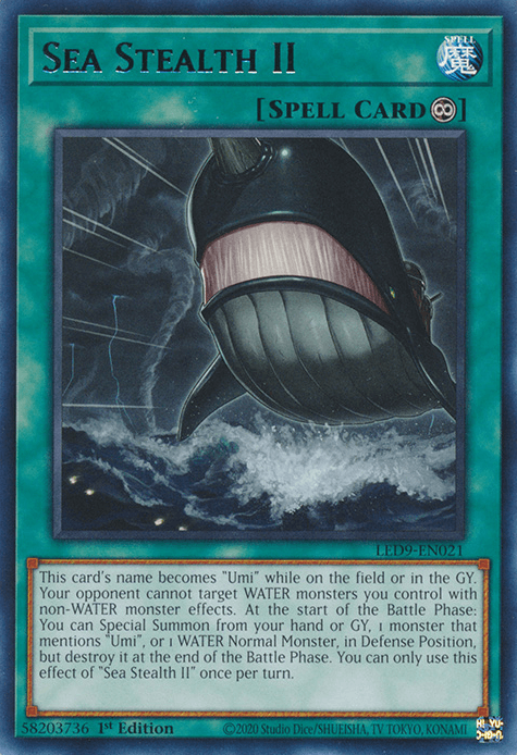 Sea Stealth II [LED9-EN021] Rare - Josh's Cards