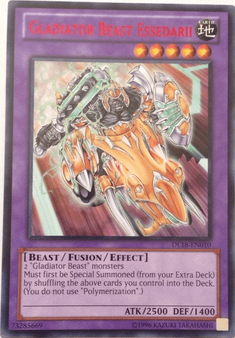 Gladiator Beast Essedarii (Red) [DL18-EN010] Rare - Josh's Cards