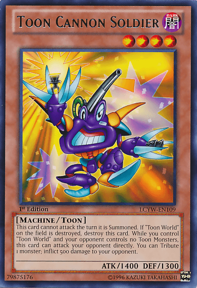 Toon Cannon Soldier [LCYW-EN109] Rare - Josh's Cards