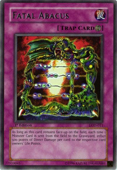Fatal Abacus [LOD-011] Rare - Josh's Cards
