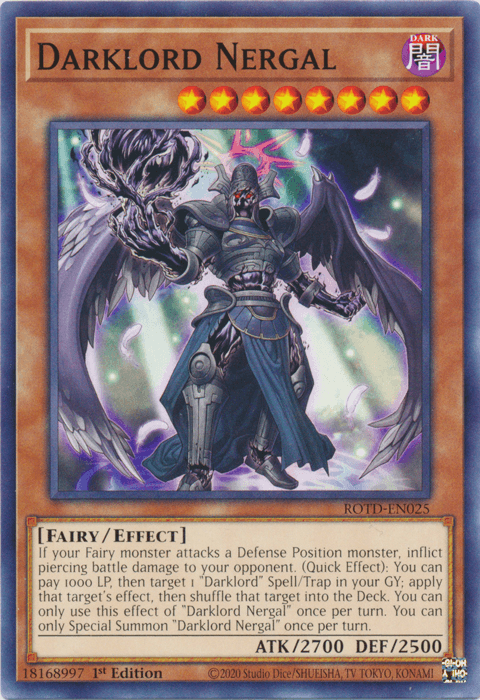 Darklord Nergal [ROTD-EN025] Common - Josh's Cards