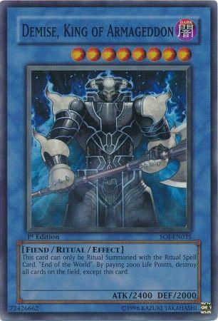 Demise, King of Armageddon [SOI-EN035] Super Rare - Josh's Cards