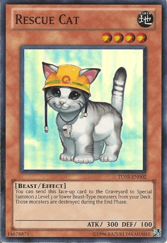 Rescue Cat [TU03-EN002] Super Rare - Josh's Cards