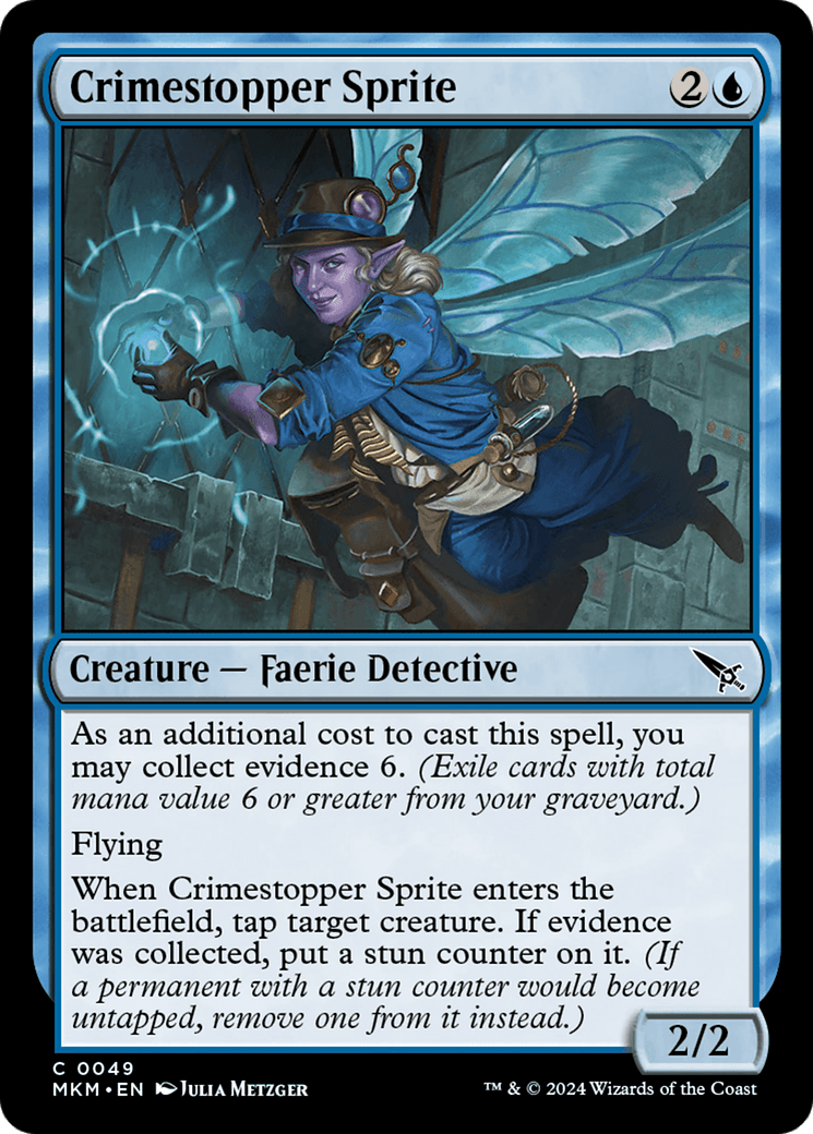 Crimestopper Sprite [Murders at Karlov Manor] - Josh's Cards