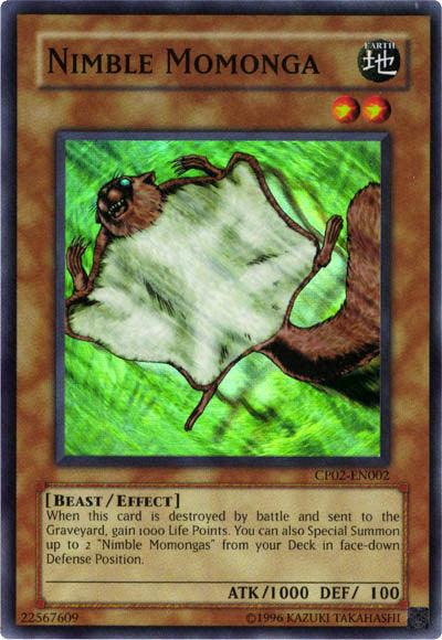 Nimble Momonga [CP02-EN002] Super Rare - Josh's Cards