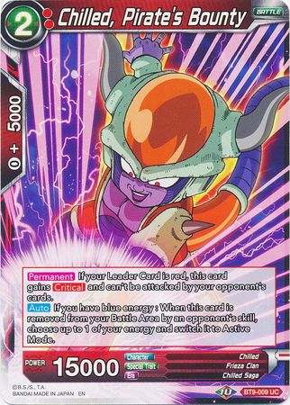 Chilled, Pirate's Bounty (BT9-009) [Universal Onslaught] Parallel Foil
