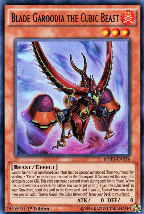 Blade Garoodia the Cubic Beast [MVP1-EN034] Ultra Rare - Josh's Cards