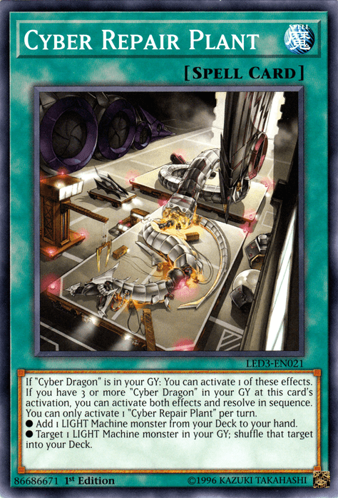 Cyber Repair Plant [LED3-EN021] Common - Josh's Cards