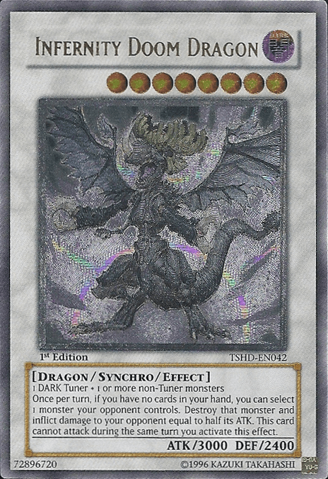 Infernity Doom Dragon [TSHD-EN042] Ultimate Rare - Josh's Cards