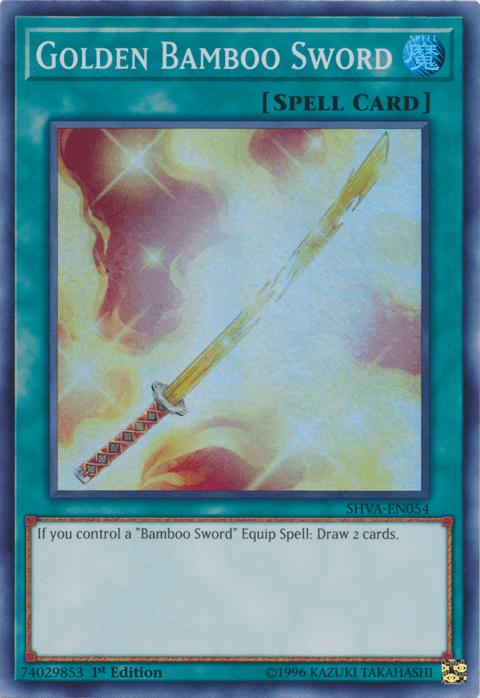 Golden Bamboo Sword [SHVA-EN054] Super Rare - Josh's Cards