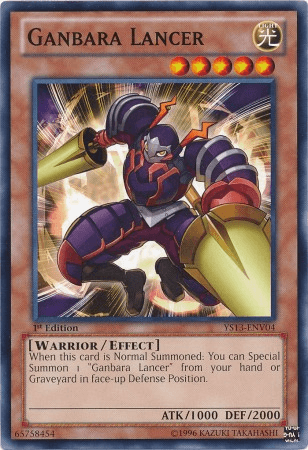 Ganbara Lancer [YS13-ENV04] Common - Josh's Cards