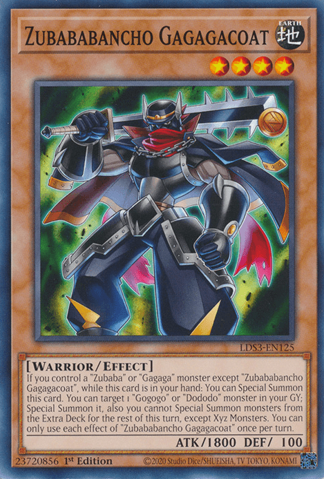 Zubababancho Gagagacoat [LDS3-EN125] Common - Josh's Cards