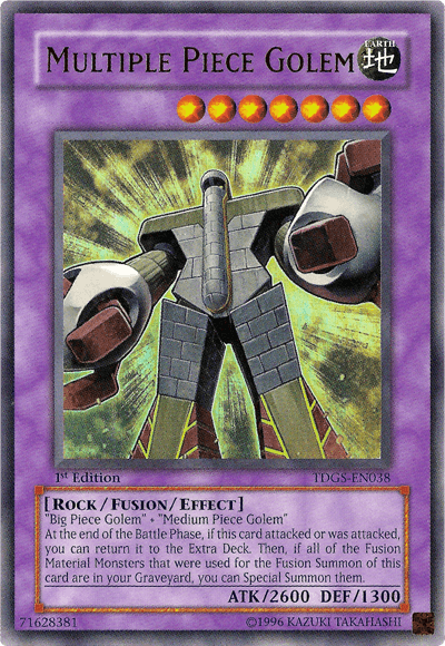 Multiple Piece Golem [TDGS-EN038] Ultra Rare - Josh's Cards
