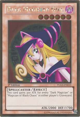 Dark Magician Girl [PGLD-EN033] Gold Rare - Josh's Cards
