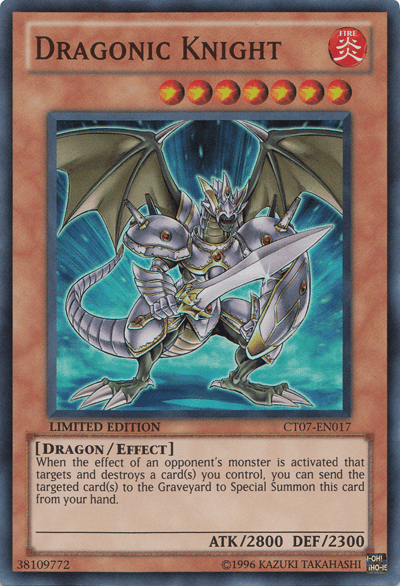 Dragonic Knight [CT07-EN017] Super Rare - Josh's Cards