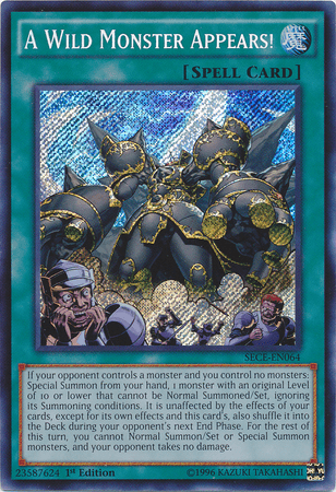 A Wild Monster Appears! [SECE-EN064] Secret Rare - Josh's Cards