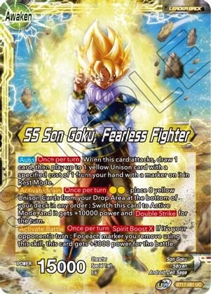 Son Goku // SS Son Goku, Fearless Fighter (BT17-081) [Ultimate Squad] Parallel Foil