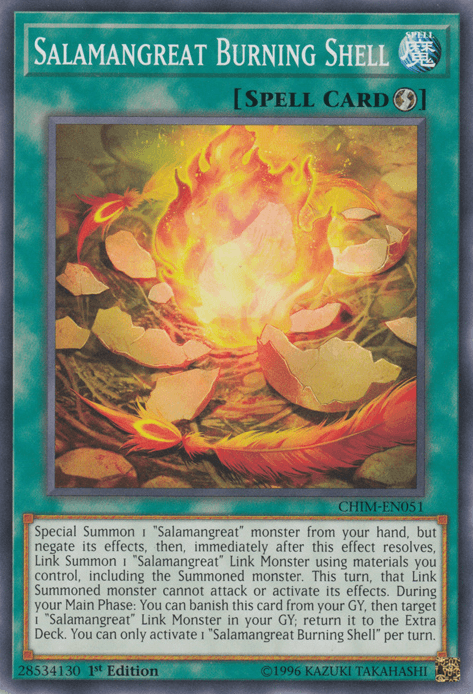 Salamangreat Burning Shell [CHIM-EN051] Common - Josh's Cards