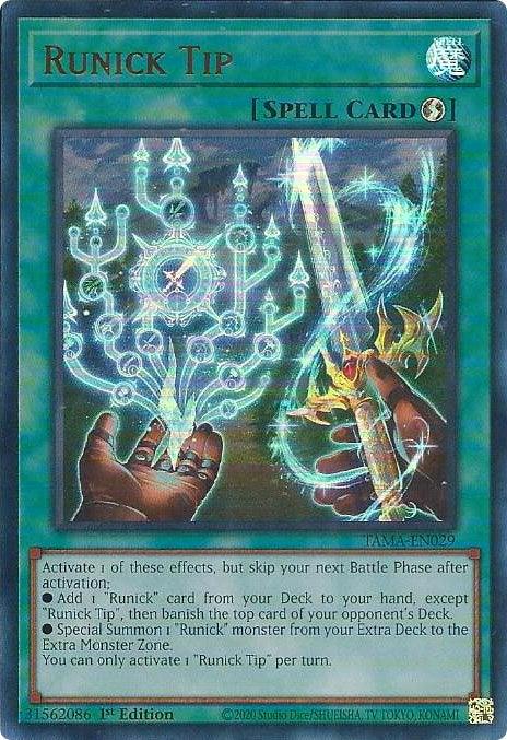 Runick Tip [TAMA-EN029] Ultra Rare - Josh's Cards