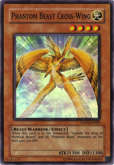 Phantom Beast Cross-Wing [GX02-EN001] Super Rare - Josh's Cards