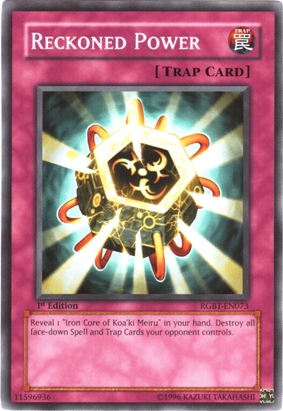 Reckoned Power [RGBT-EN073] Common - Josh's Cards