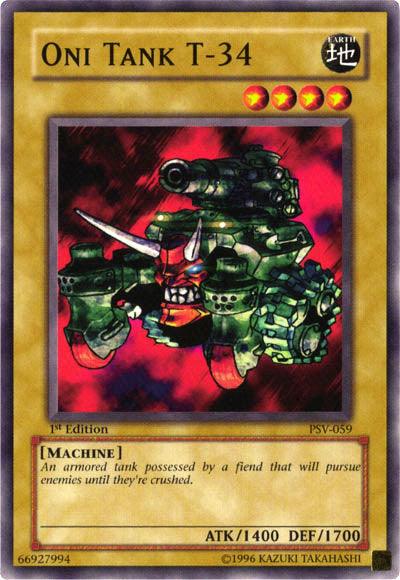Oni Tank T-34 [PSV-059] Common - Josh's Cards