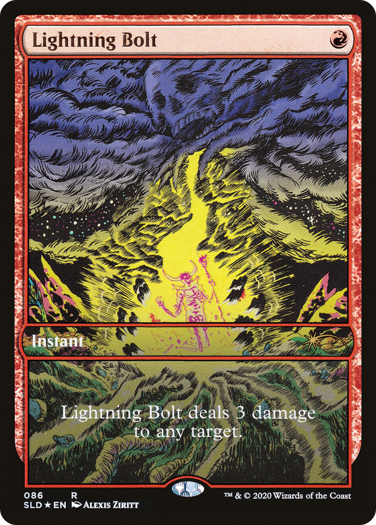 Lightning Bolt (SLD-086) - Secret Lair Drop Foil