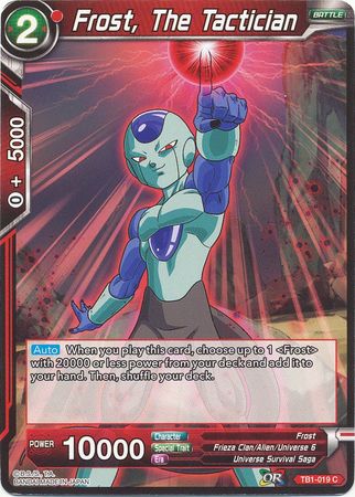 Frost, The Tactician (TB1-019) [The Tournament of Power] Parallel Foil