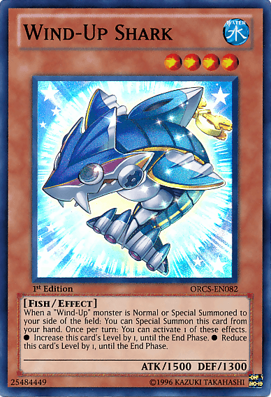 Wind-Up Shark [ORCS-EN082] Super Rare - Josh's Cards