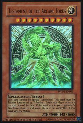 Testament of the Arcane Lords [WCPS-EN601] Ultra Rare - Josh's Cards