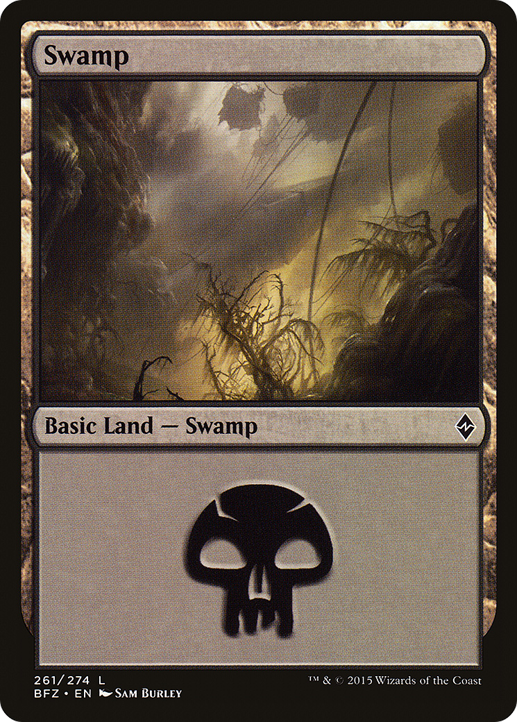 Swamp (BFZ-261A) - Battle for Zendikar