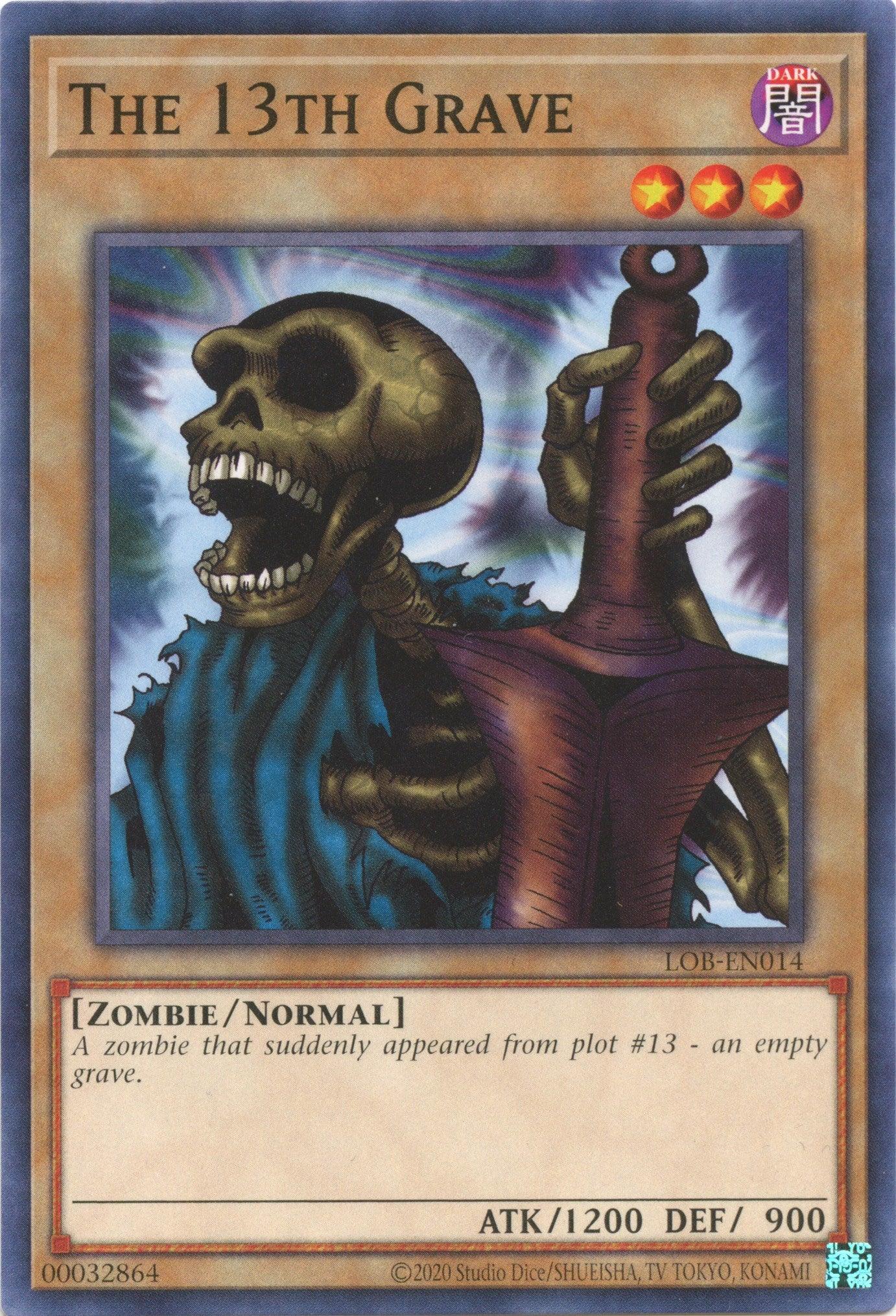 The 13th Grave (25th Anniversary) [LOB-EN014] Common - Josh's Cards