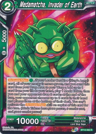 Medamatcha, Invader of Earth (BT12-063) [Vicious Rejuvenation] Parallel Foil