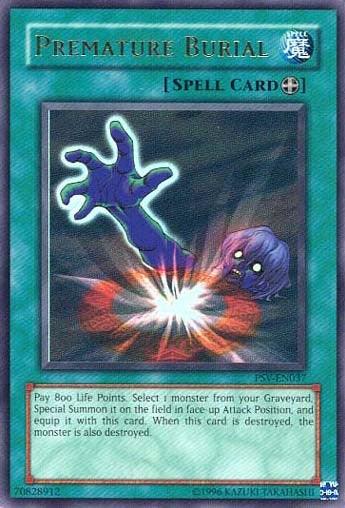 Premature Burial [PSV-EN037] Ultra Rare - Josh's Cards