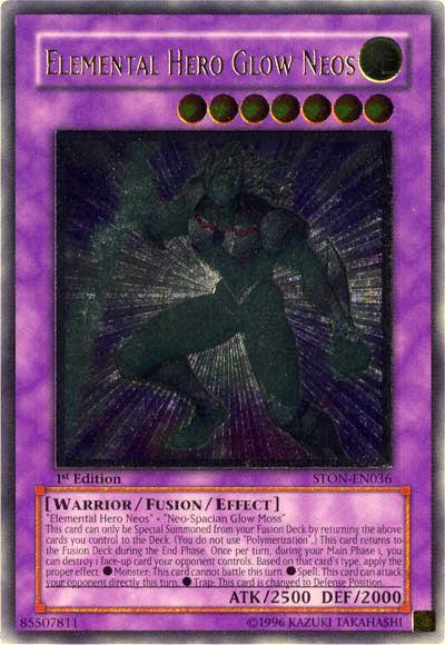 Elemental Hero Glow Neos [STON-EN036] Ultimate Rare - Josh's Cards