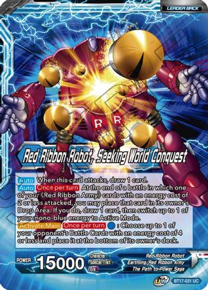 Commander Red // Red Ribbon Robot, Seeking World Conquest (BT17-031) [Ultimate Squad] Parallel Foil