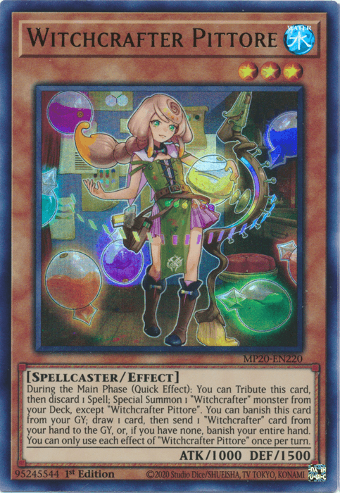 Witchcrafter Pittore [MP20-EN220] Ultra Rare - Josh's Cards