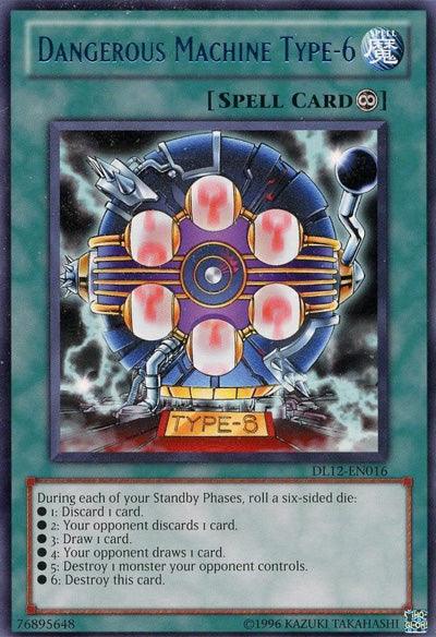 Dangerous Machine Type-6 (Blue) [DL12-EN016] Rare - Josh's Cards
